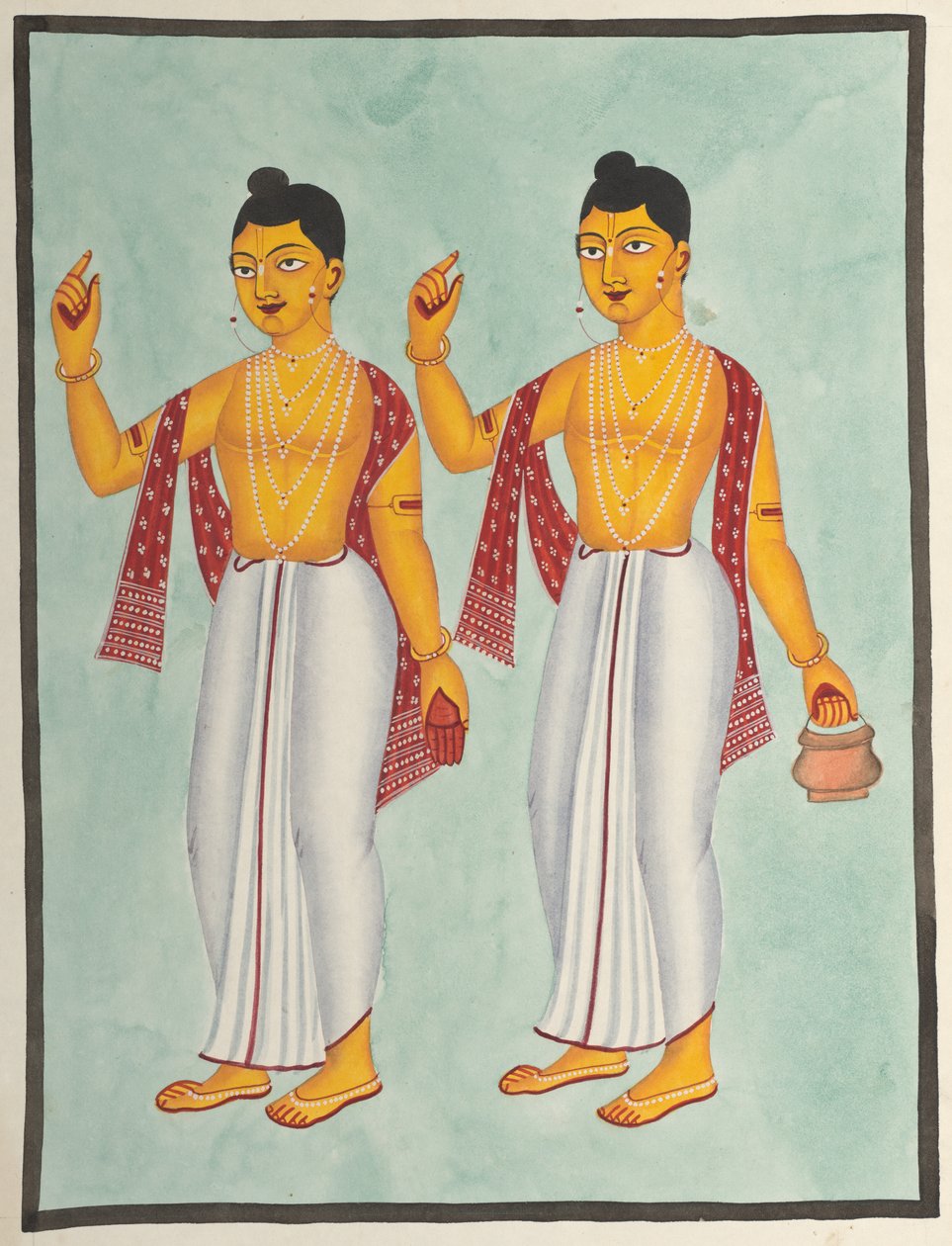 Gaur e Nitai da Unknown artist
