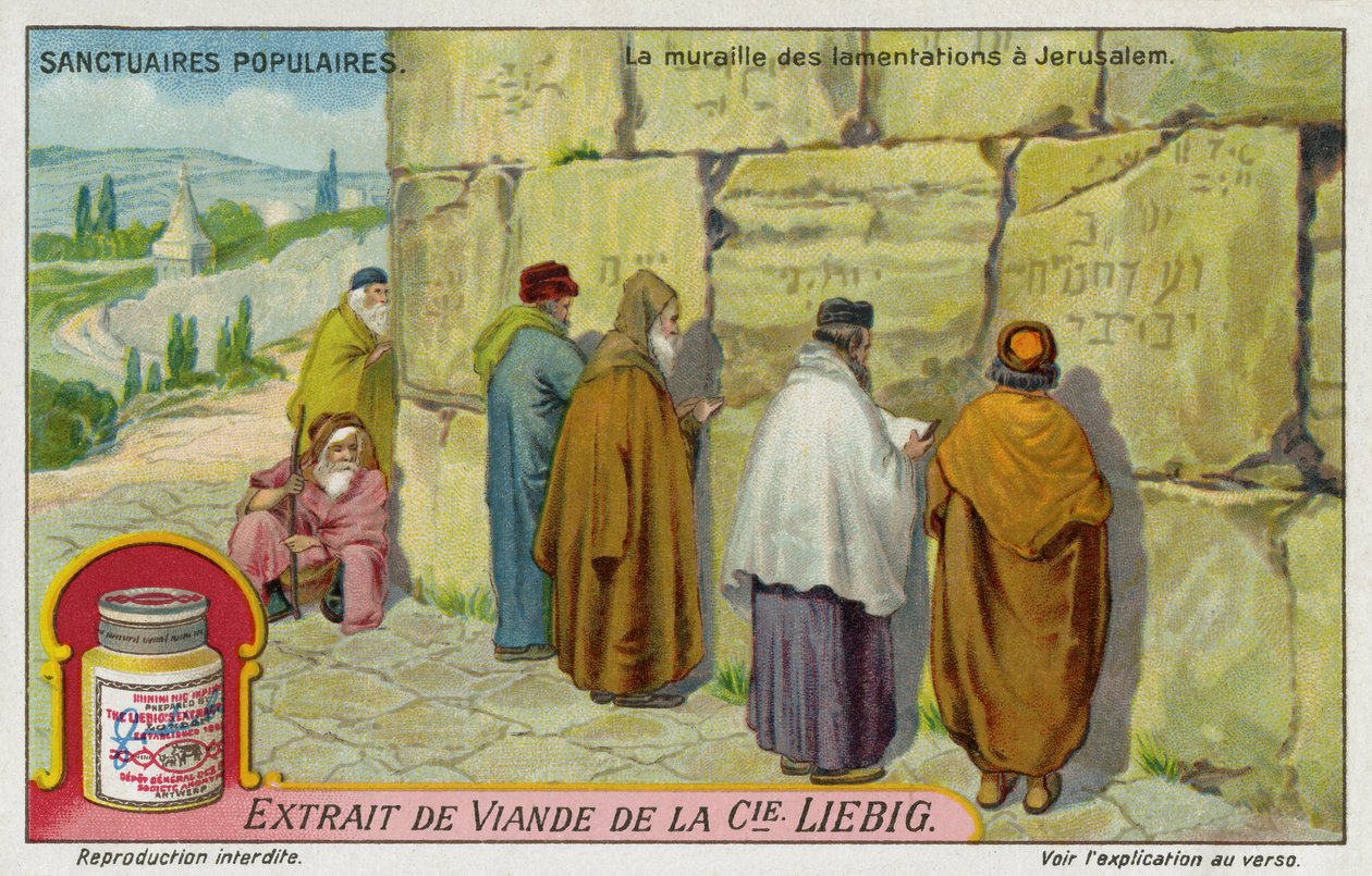 Santuari sacri, carta da collezione Liebig 1924 da Unknown artist