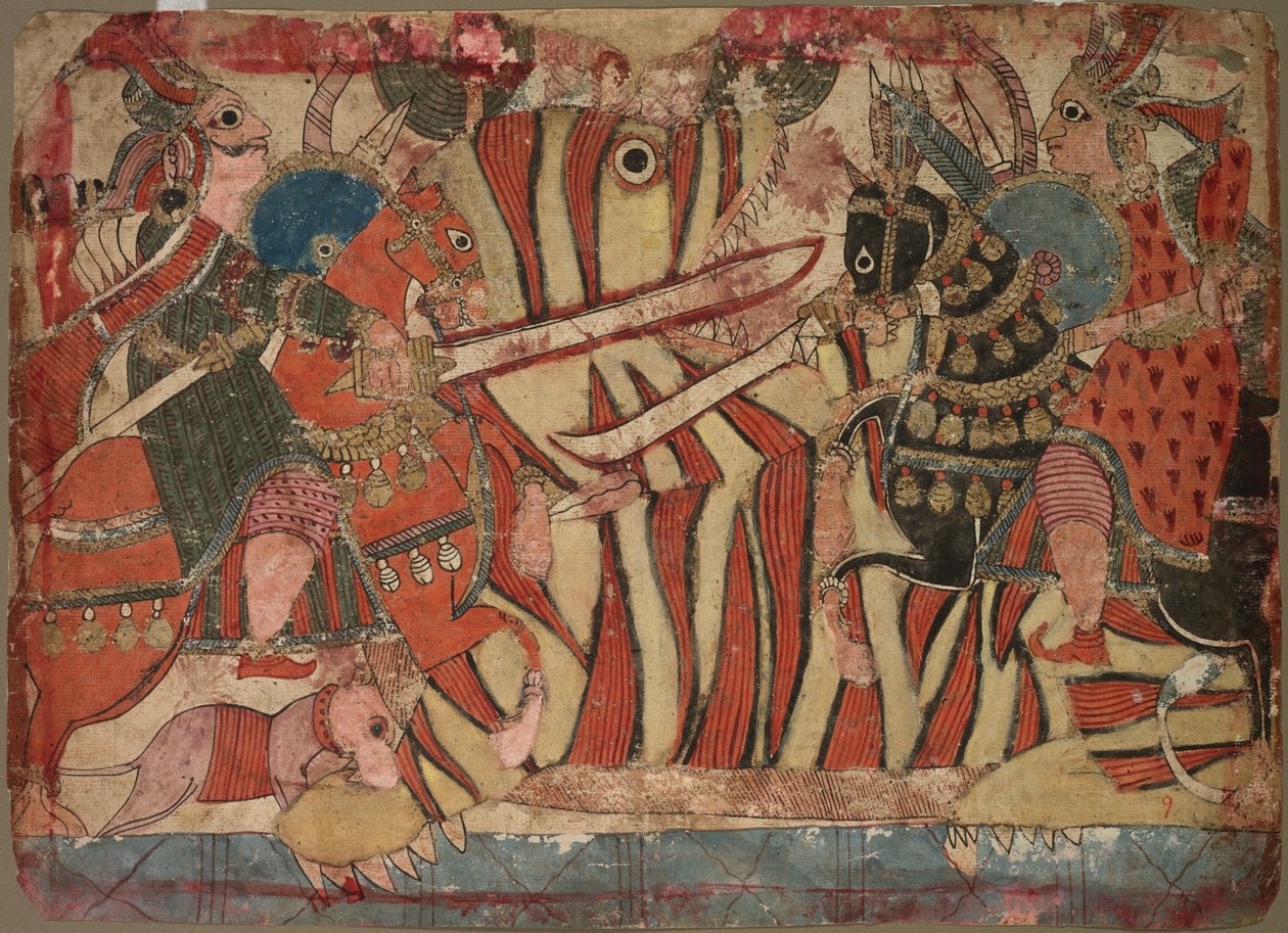 Illustrazione del Mahabharata da Unknown artist