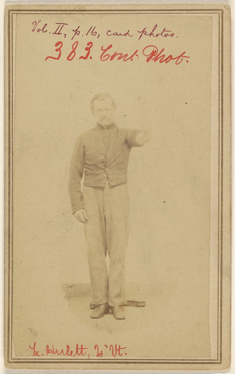 L[erman] Hulett, 2n Vt. [vittima della guerra civile]. da Unknown artist
