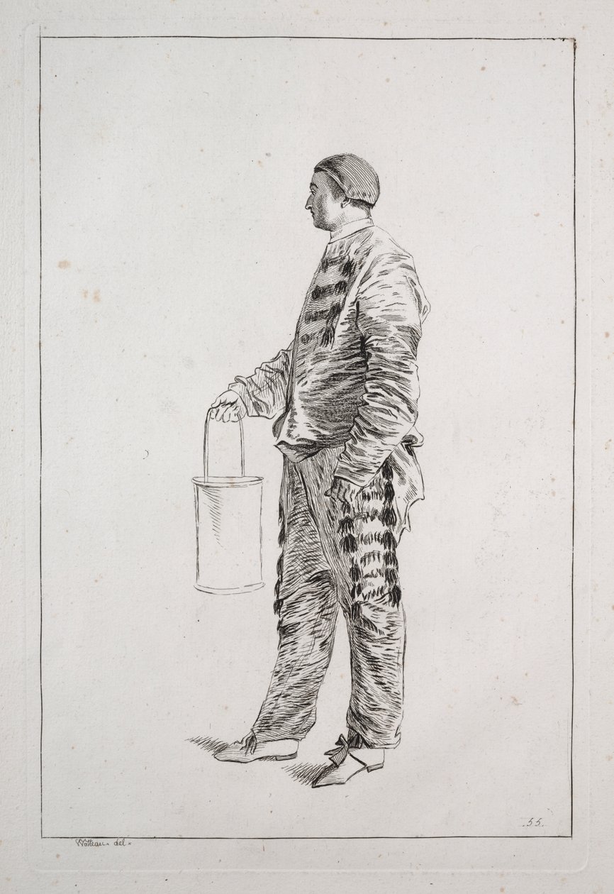 Uomo in Piedi da Unknown artist