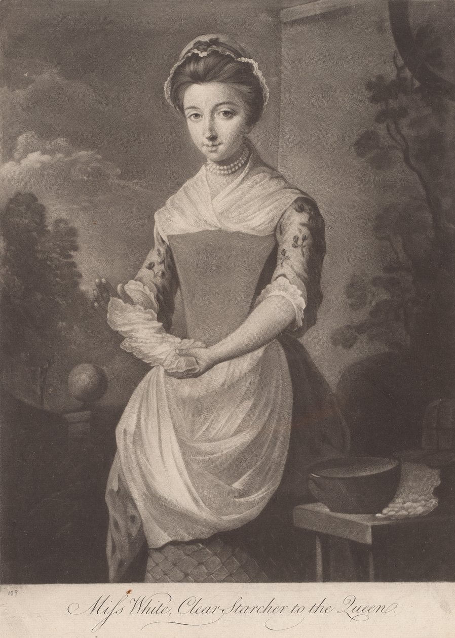 Miss White, Stiratrice della Regina da Unknown artist