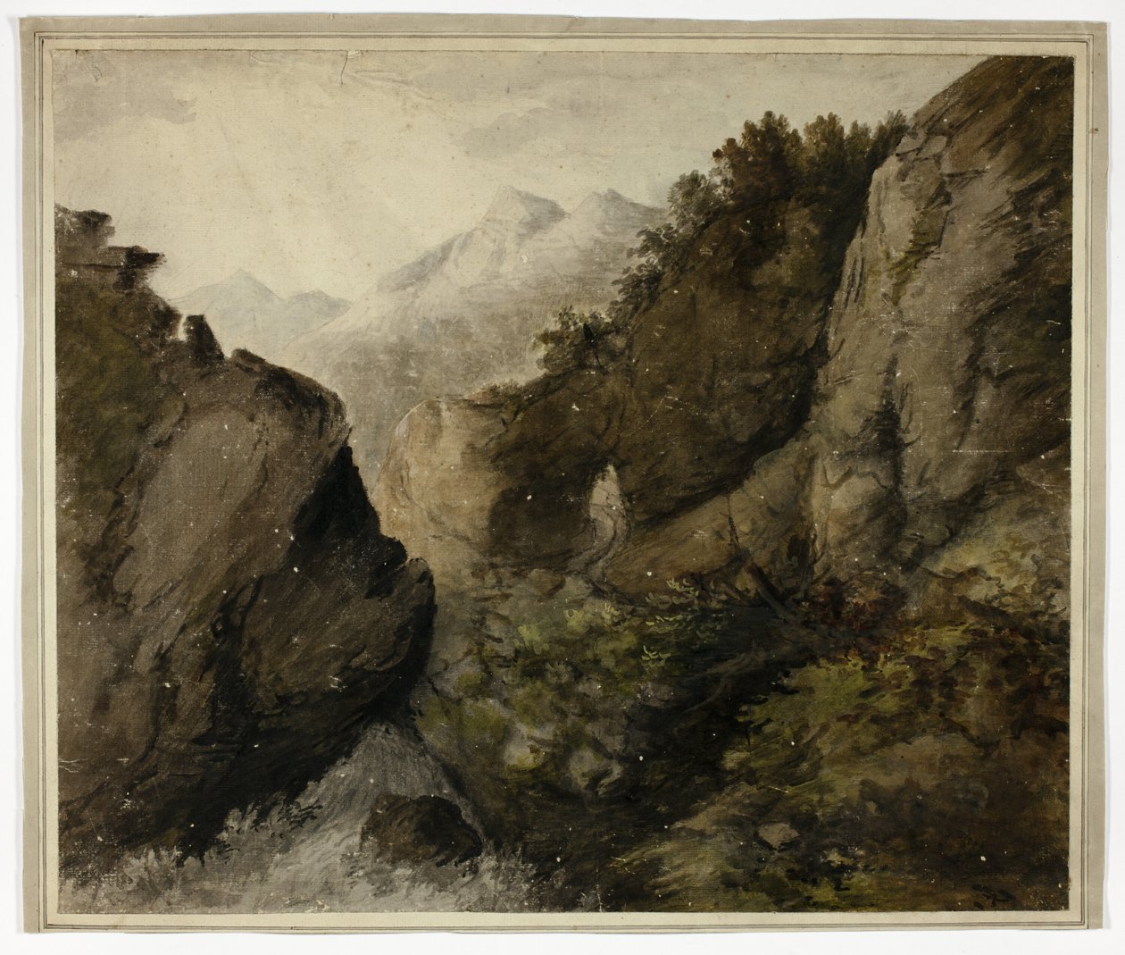 Paesaggio montano da Unknown artist