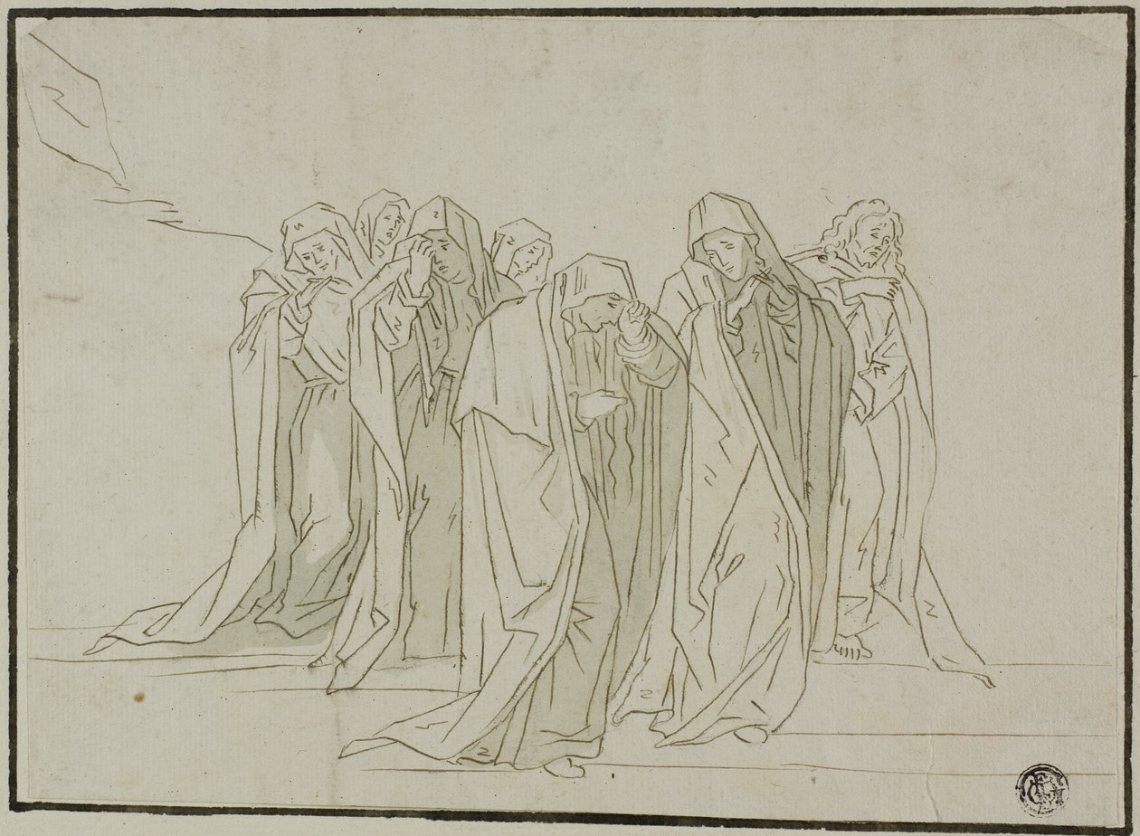 Figure in lutto da Unknown artist