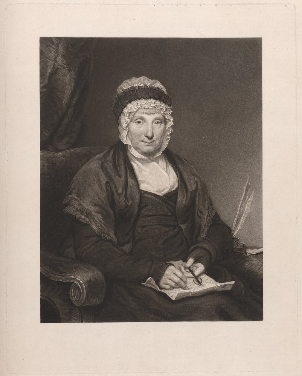 Mrs Hamilton da Unknown artist