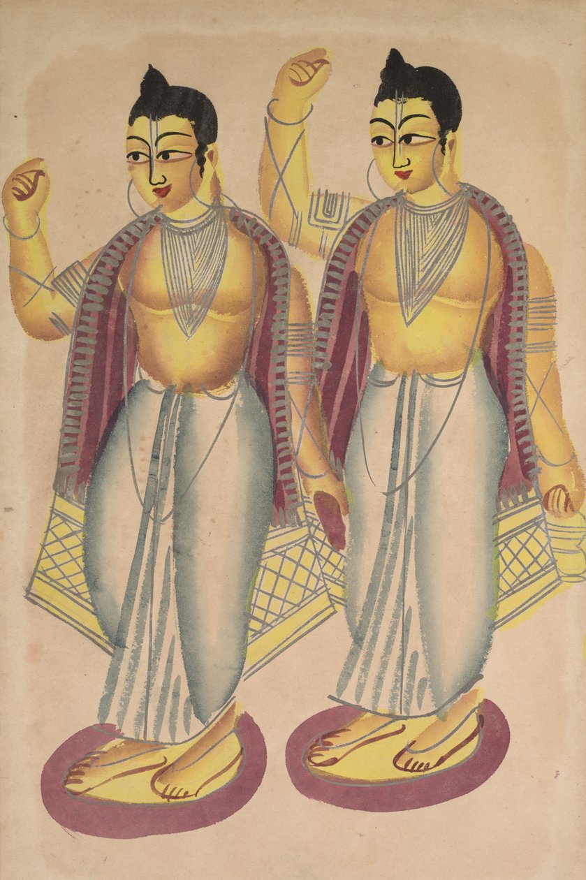 Nitai e Gaur da Unknown artist