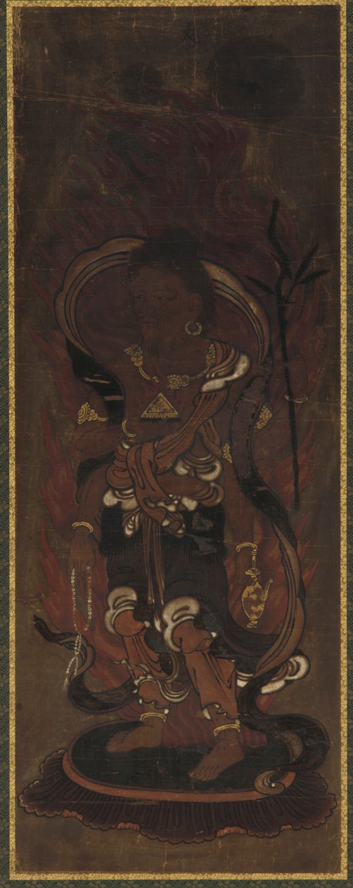 Uno dei dodici deva: Kwa-ten (Agni) da Unknown artist