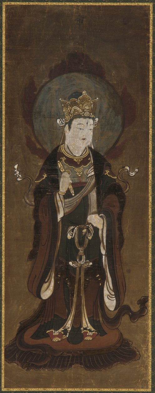 Uno dei dodici deva: Taishaku-ten (Indra) da Unknown artist