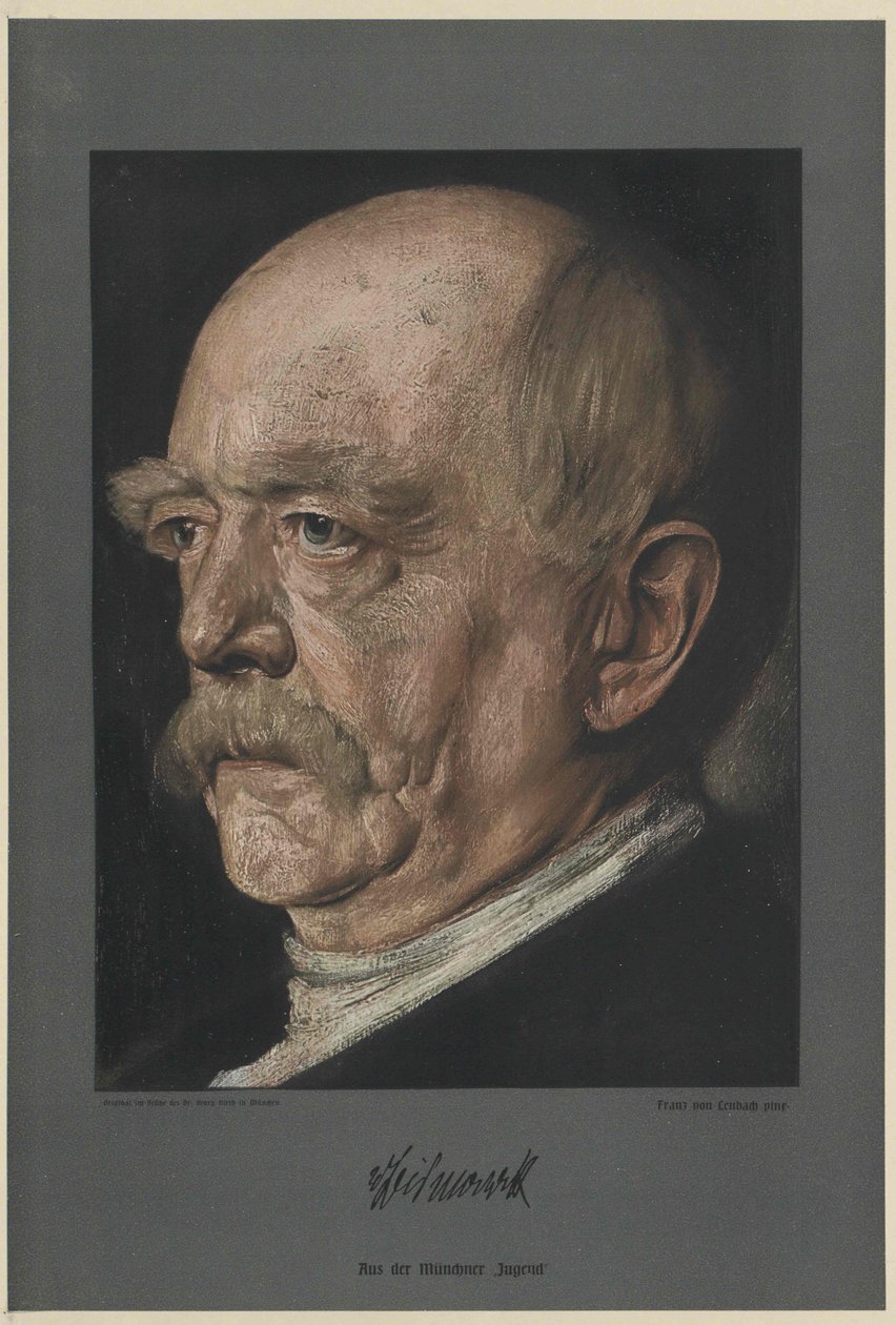 Otto Conte di Bismarck da Unknown artist