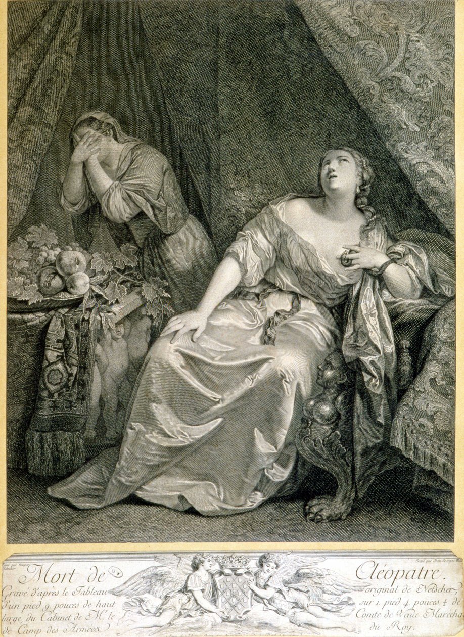Cleopatra avvelenata da Unknown artist