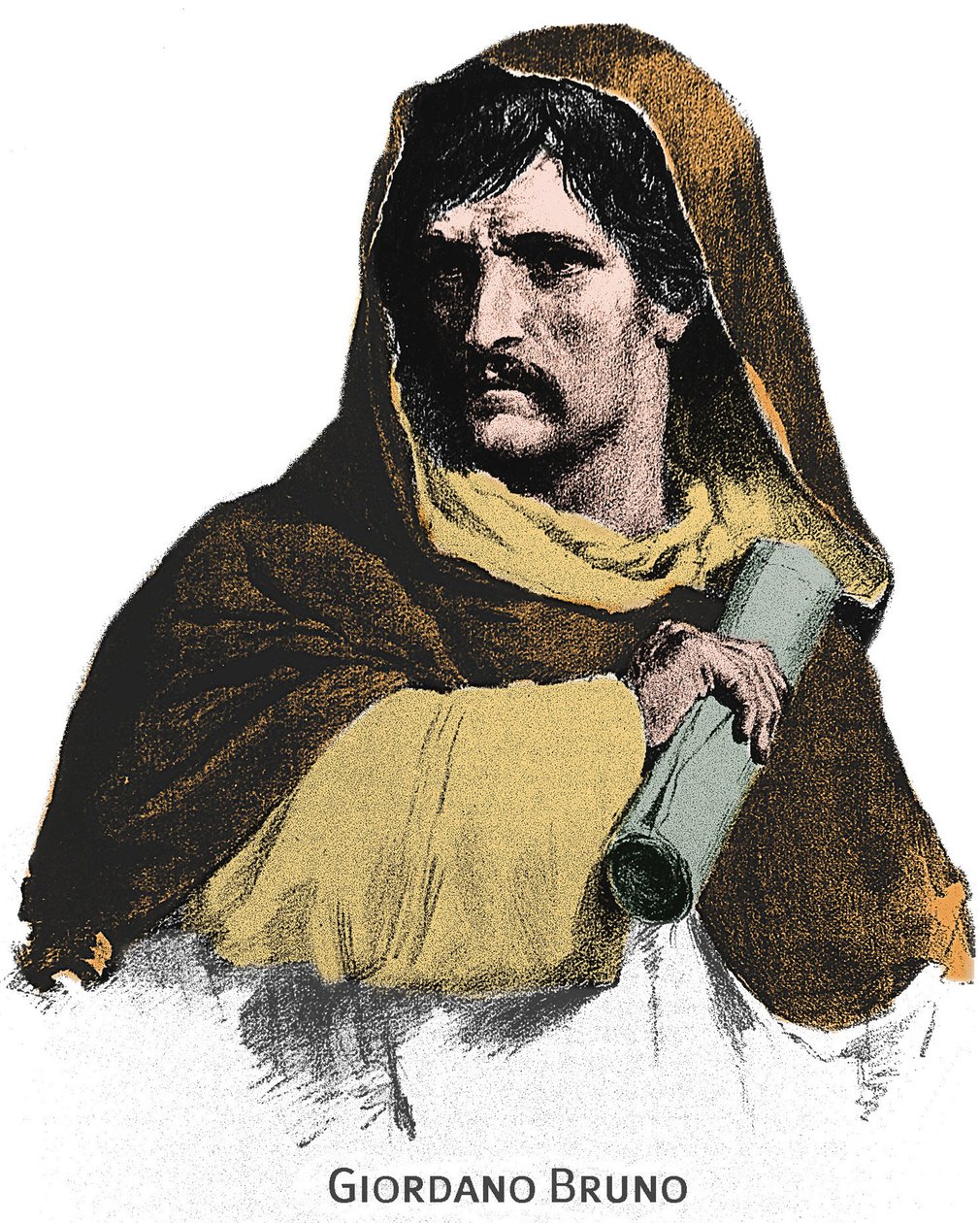 Ritratto di Giordano Bruno (1548-1600) da Unknown artist