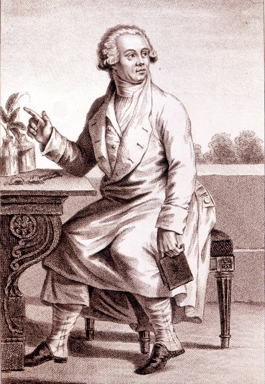 Ritratto di Lavoisier (1743-1794) da Unknown artist