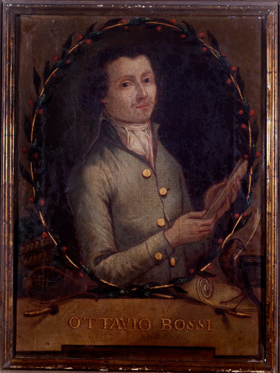 Ritratto di Ottavio Bossi, compositore italiano da Unknown artist