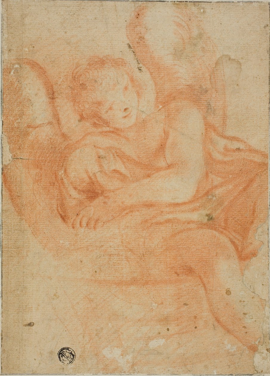 Angelo seduto da Unknown artist