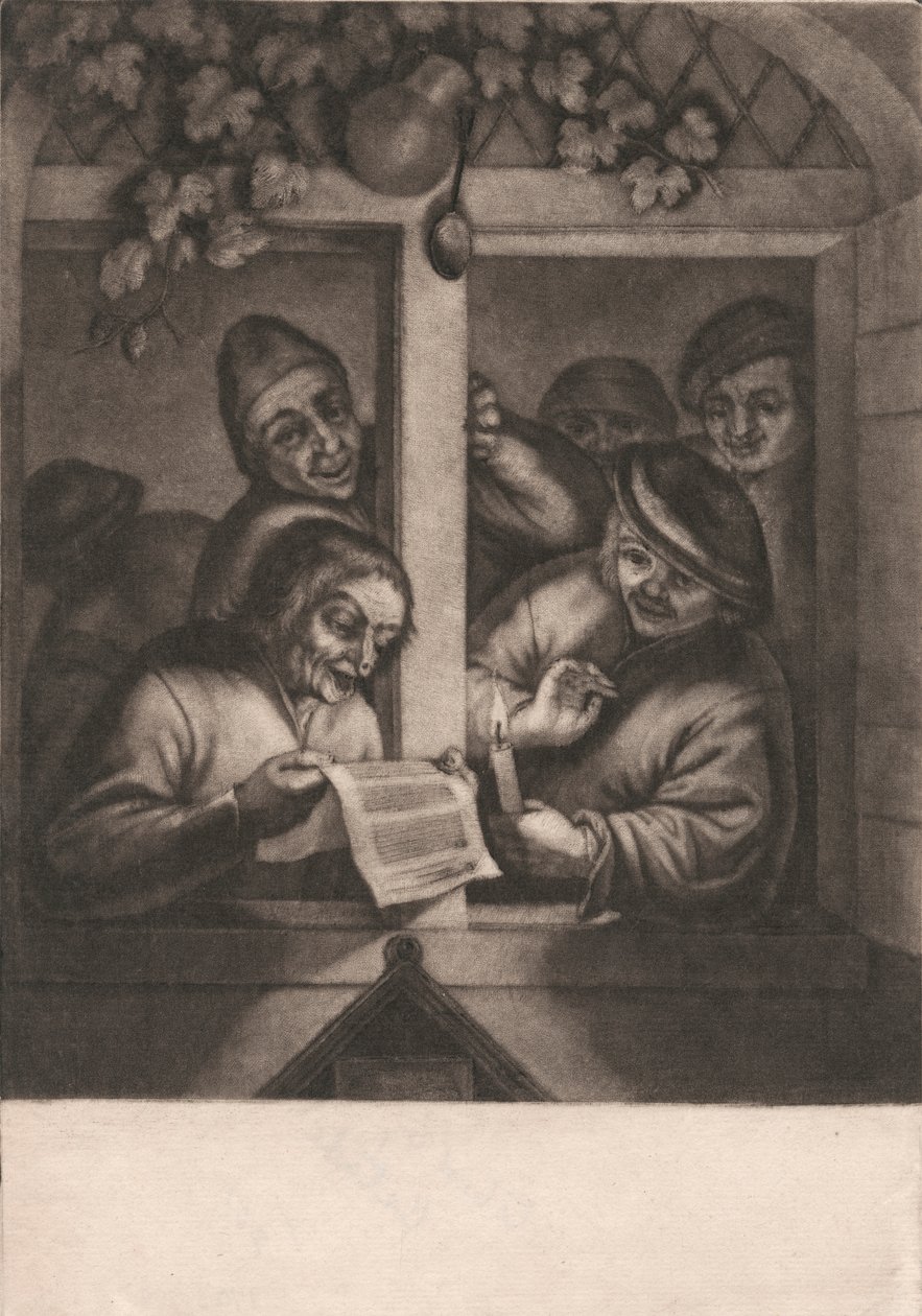Cantanti alla Finestra da Unknown artist