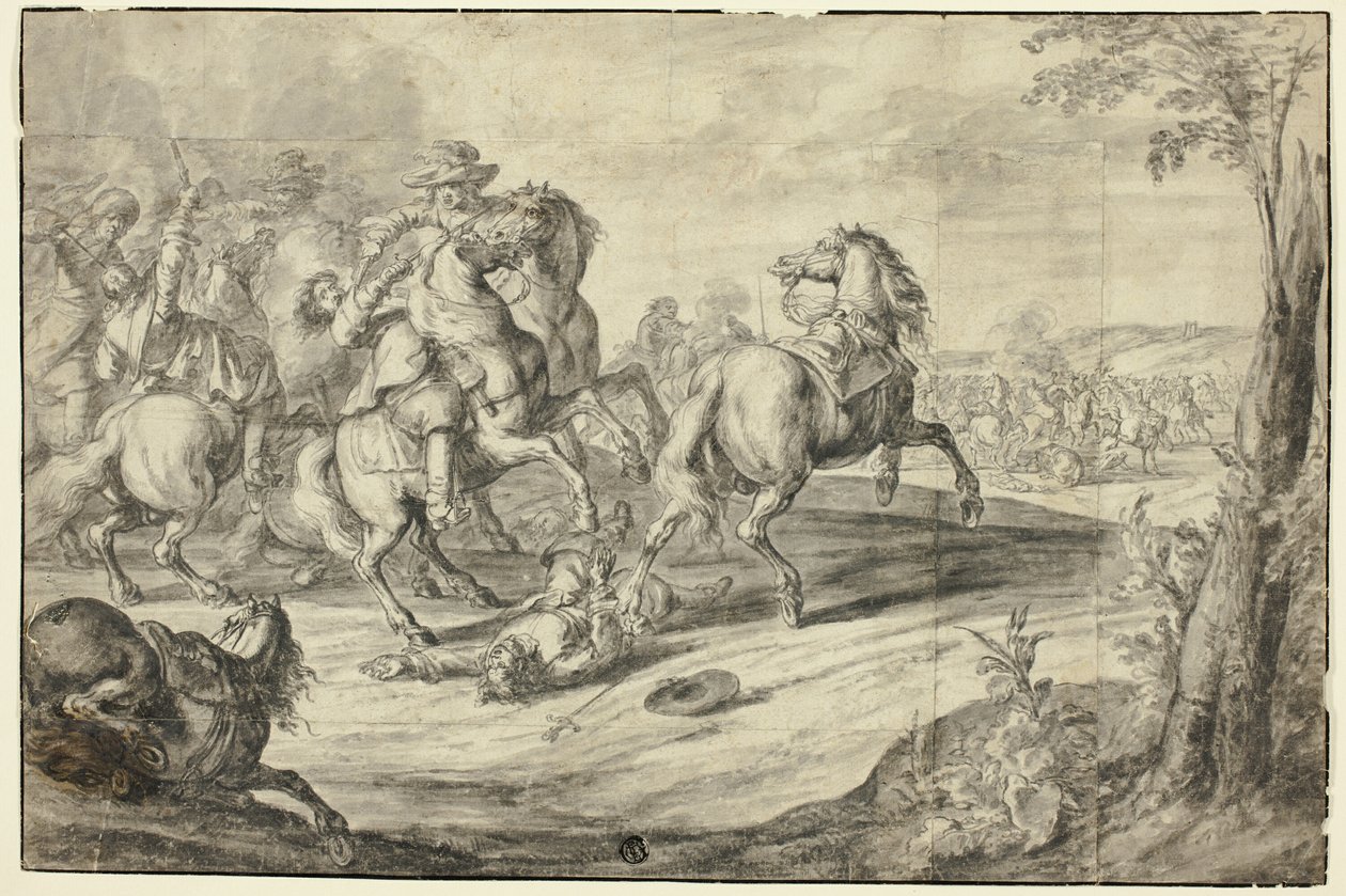Soldati in Battaglia da Unknown artist