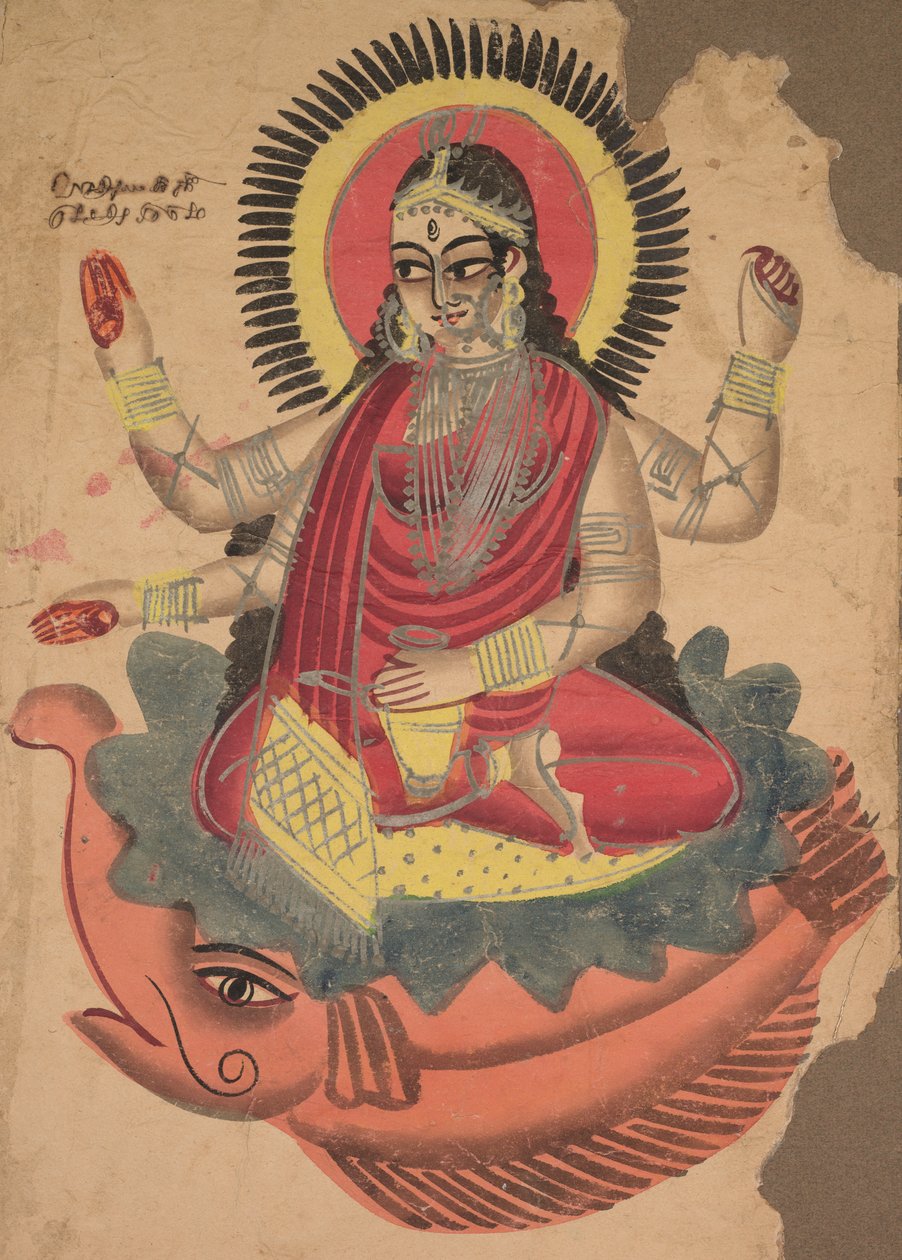 La dea Ganga da Unknown artist