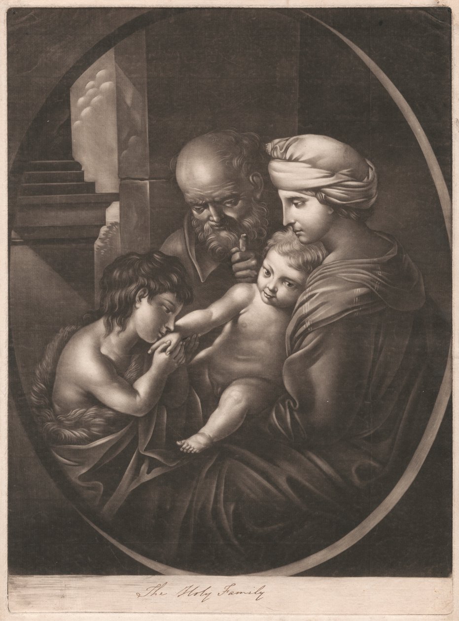 La Sacra Famiglia da Unknown artist