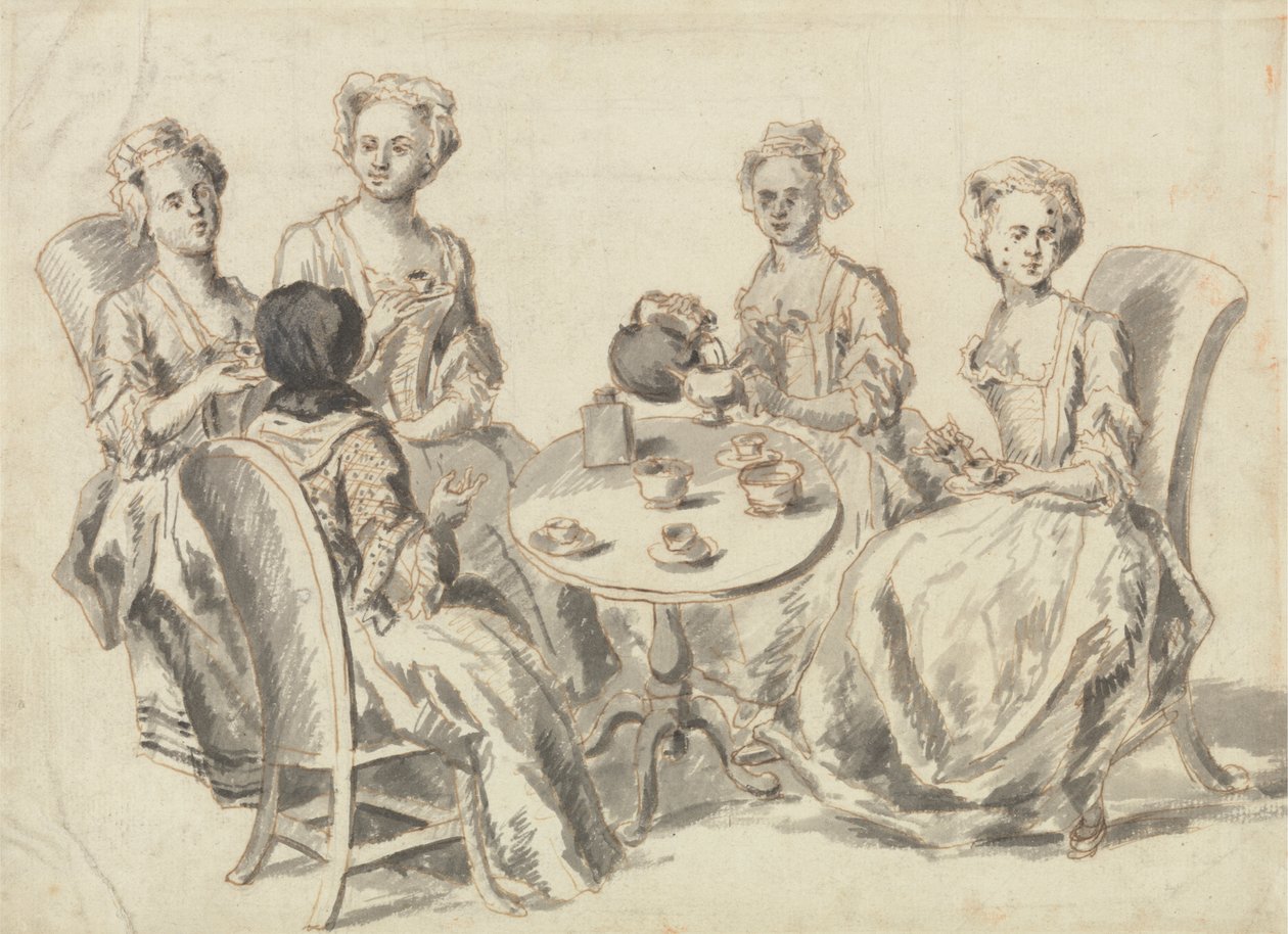 Il Tea Party da Unknown artist