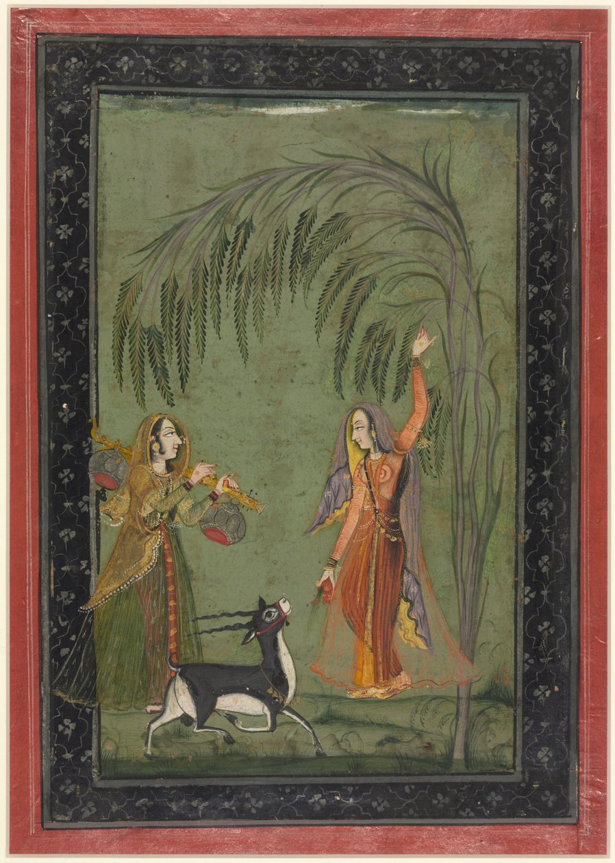 Todi Ragini, da una Serie Ragamala da Unknown artist