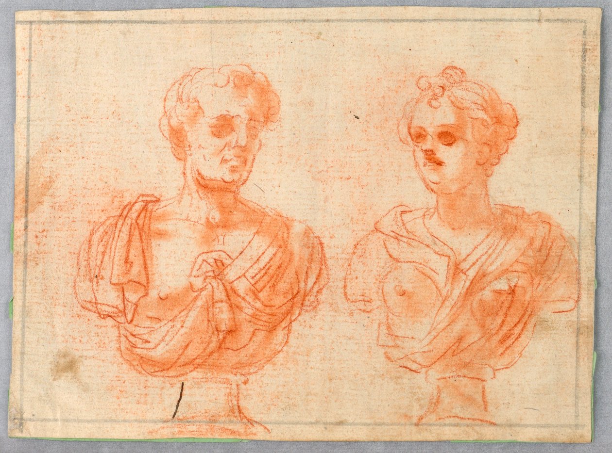 Due busti romani da Unknown artist