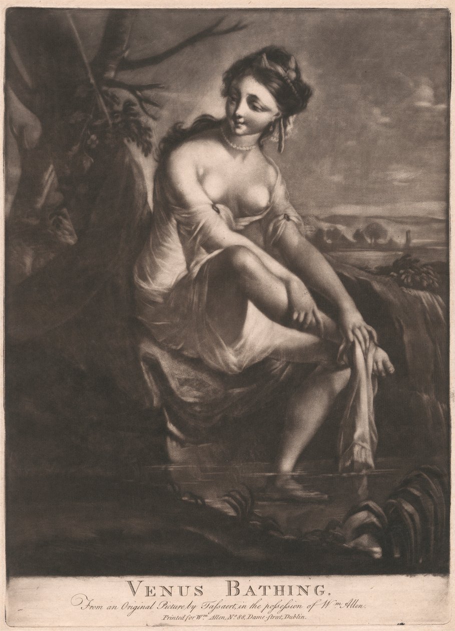 Venere che fa il bagno da Unknown artist