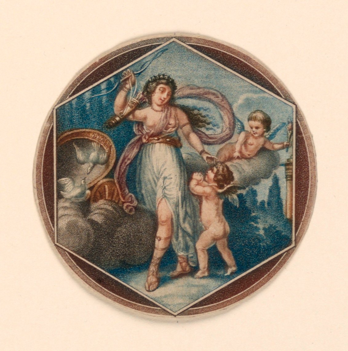Venere e Cupido da Unknown artist