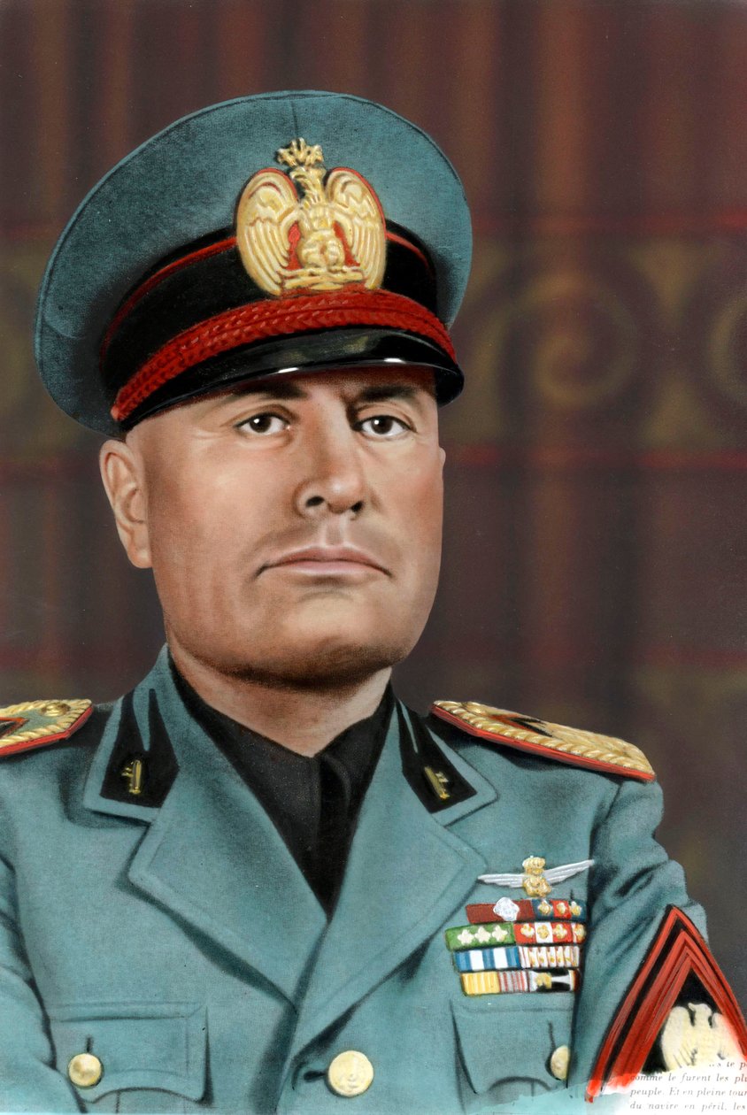Benito Mussolini, in 1940 (photo) da Unknown photographer