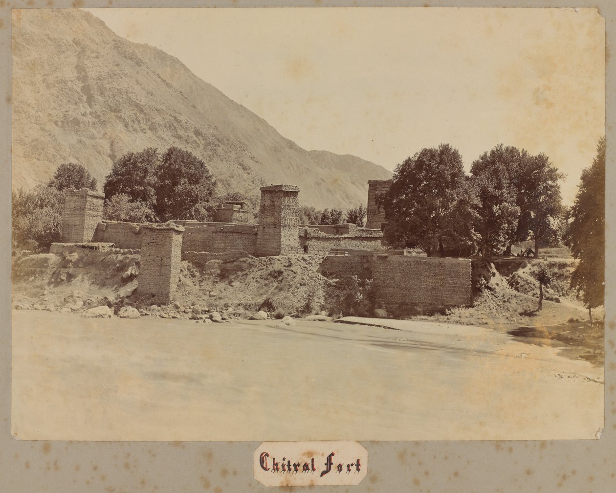 Forte di Chitral, 1895 da Unknown