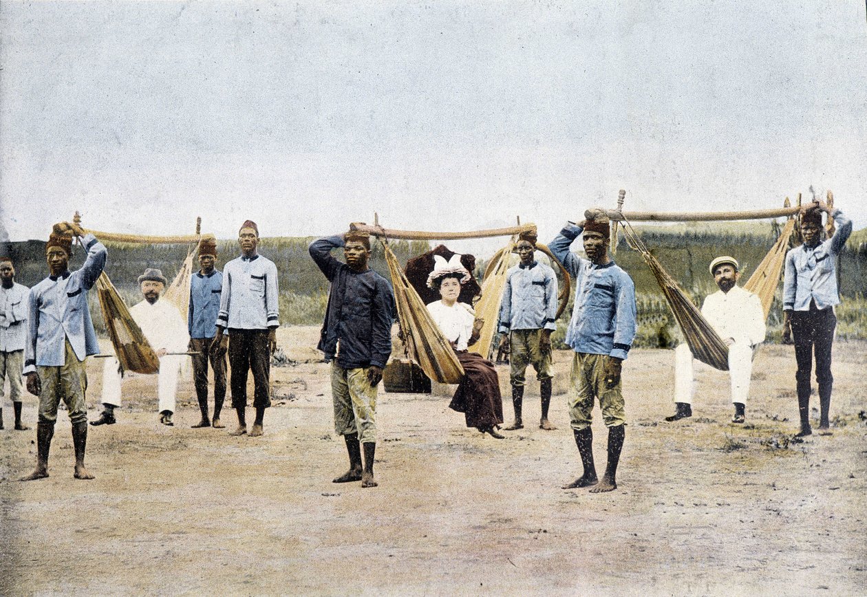Hamaquaria in Dahomey (Benin), fine XIX secolo da Unknown photographer