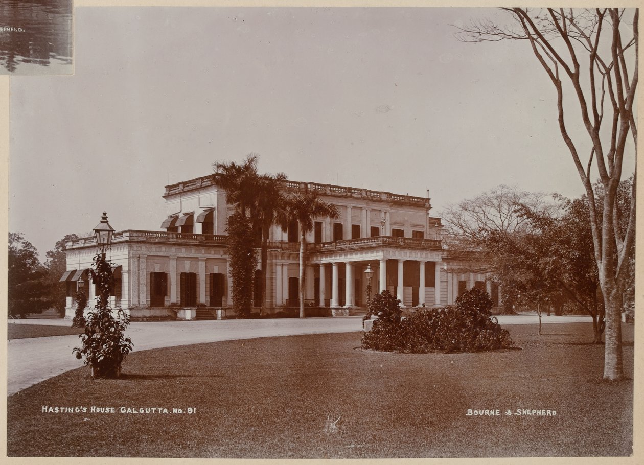 Hastings House, Calcutta da Unknown photographer