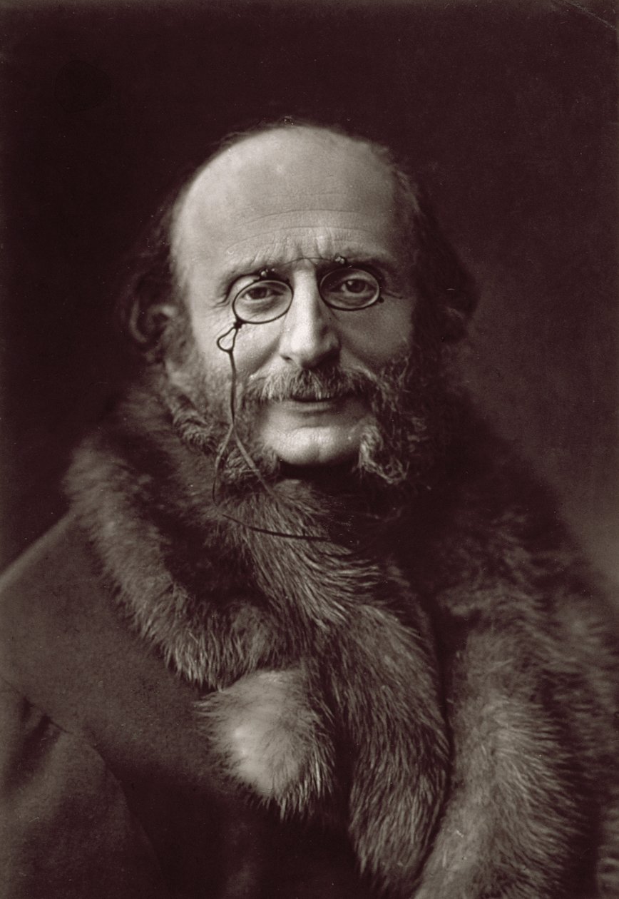 Jacques Offenbach (1819-80), compositore tedesco (foto b/n) da Unknown photographer
