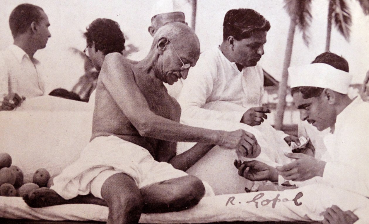 Mahatma Gandhi da Unknown photographer