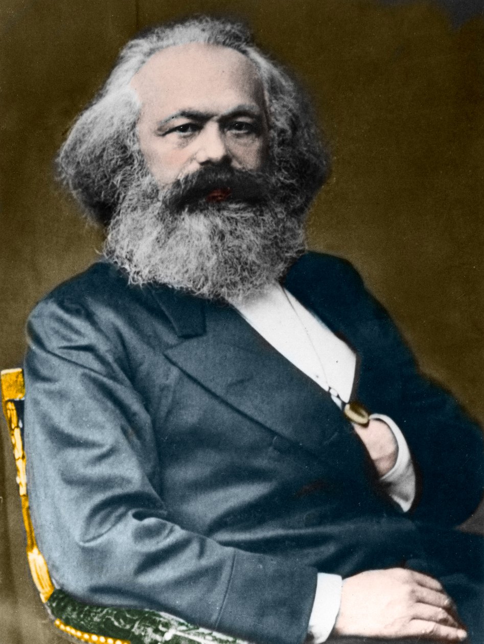 Ritratto di Karl Marx (1818-1883) da Unknown photographer