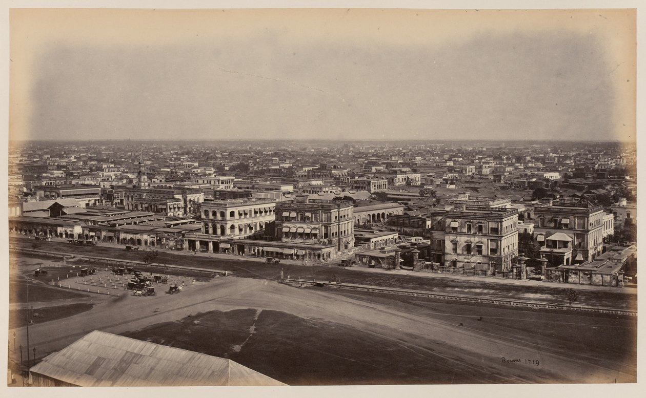 Vista dal Monumento Ochterlony, Calcutta da Unknown photographer