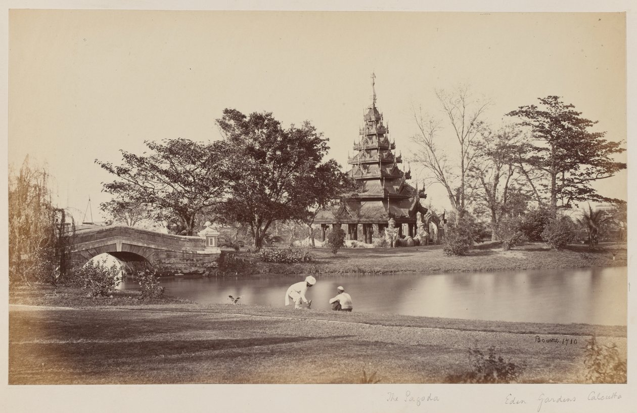 Veduta dei Giardini di Eden, Calcutta da Unknown photographer