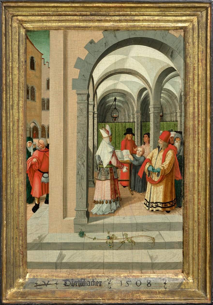 Gesù dodicenne nel tempio da Urban Görtschacher