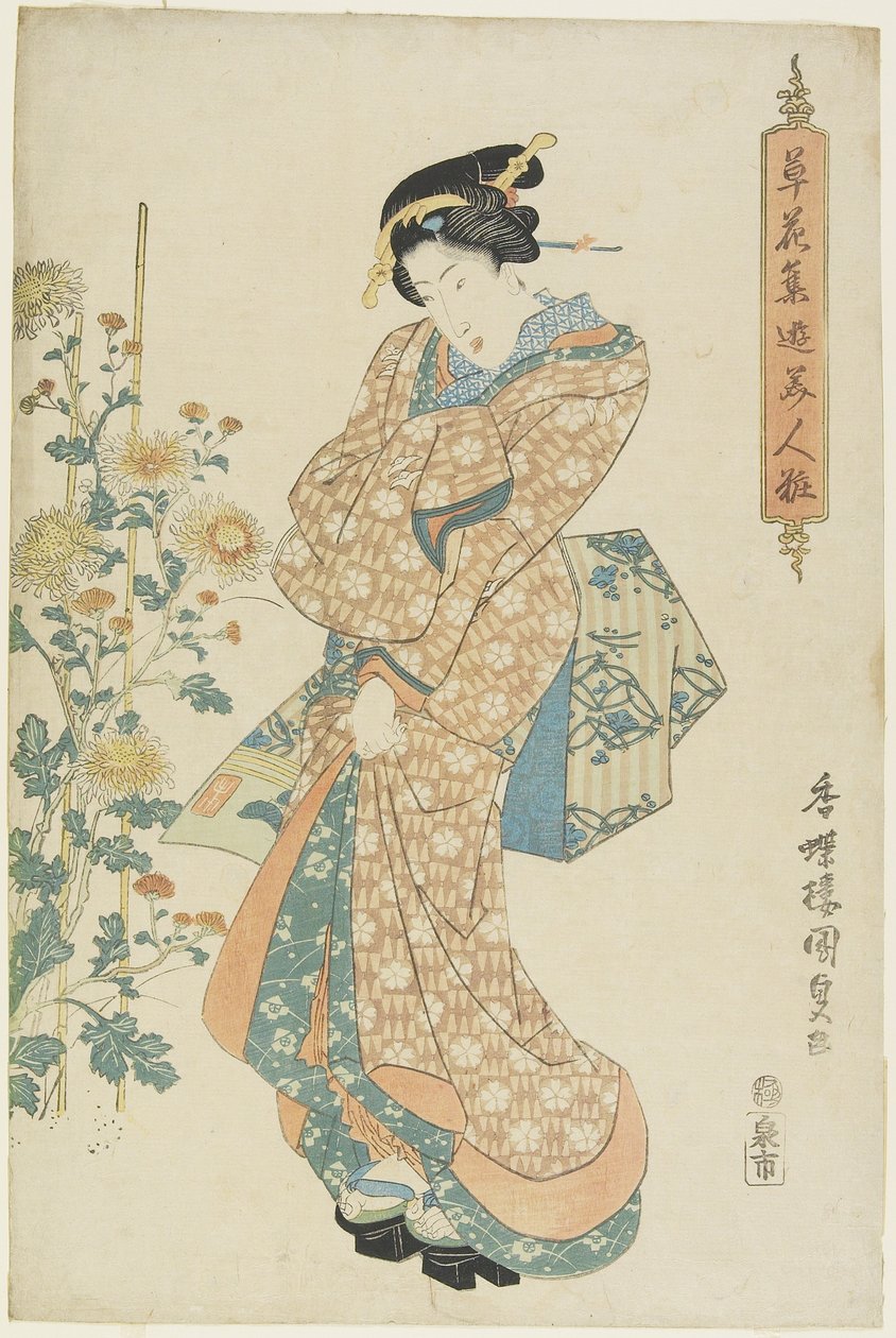 Crisantemi da Utagawa Kunisada