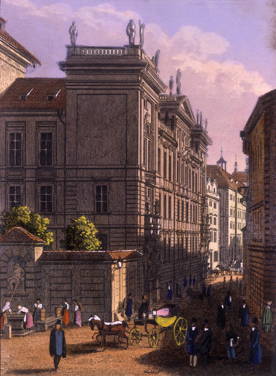 Palazzo Clam-Gallas, 1847 da V. Merklas