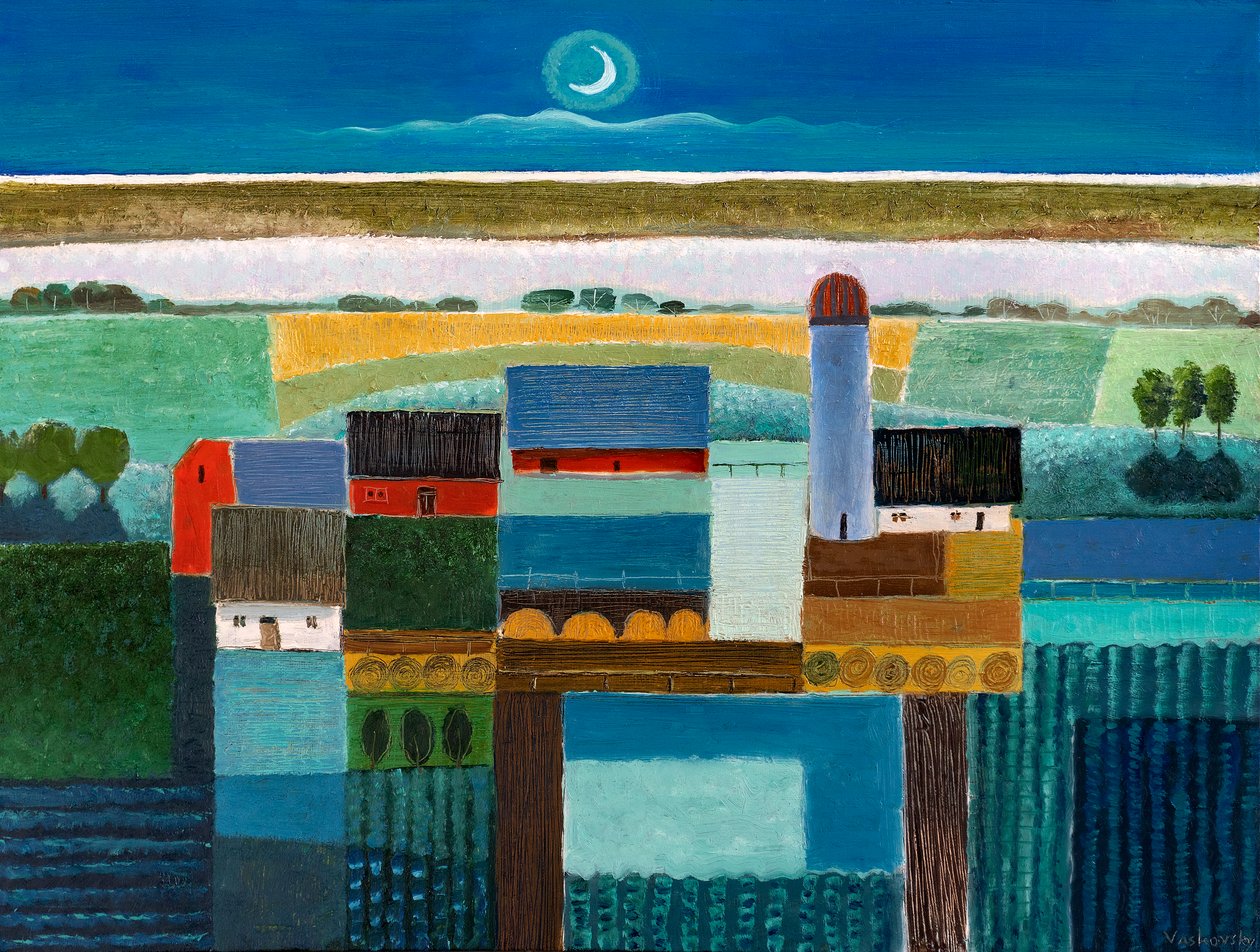 Fattoria di notte, 2022 da Vadym Vaskovsky