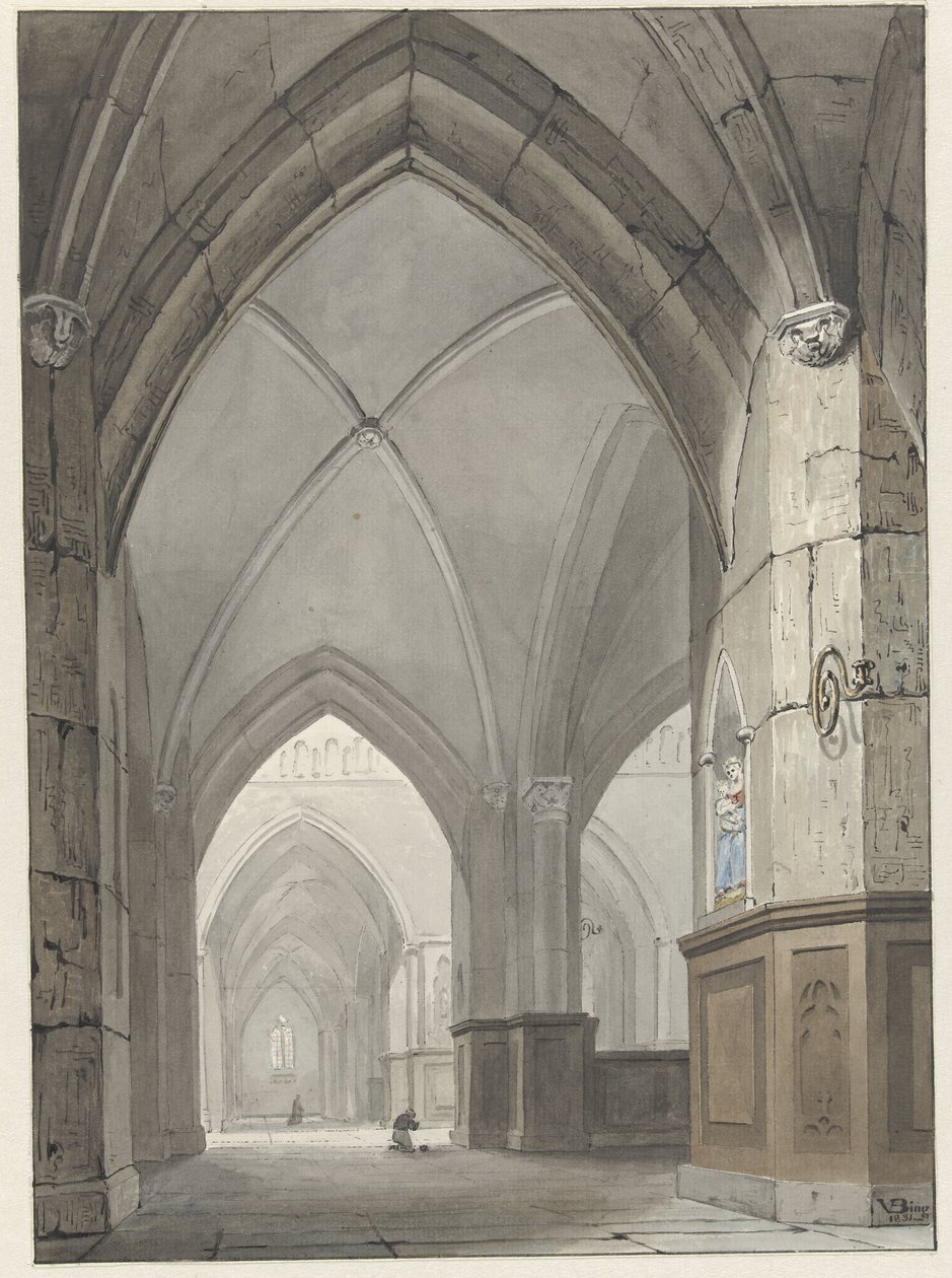 Interno di chiesa da Valentijn Bing