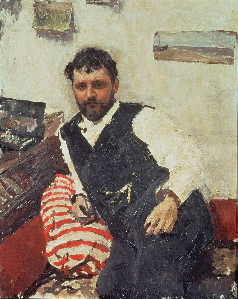 Ritratto di Konstantin Korovin (1861-1939), 1891 da Valentin Aleksandrovich Serov