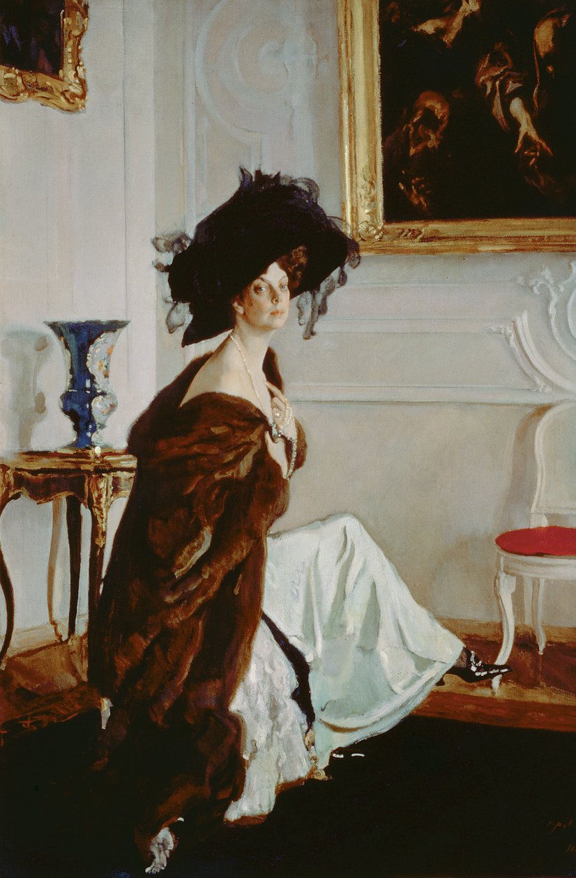 Ritratto della principessa Olga Konstantinovna Orlova (1872-1923), 1911 da Valentin Aleksandrovich Serov