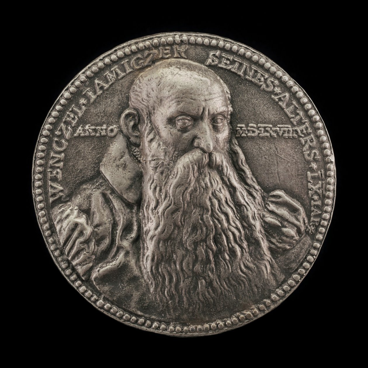 Wenzel Jamnitzer, 1508-1585, orafo, 1568 da Valentin Maler