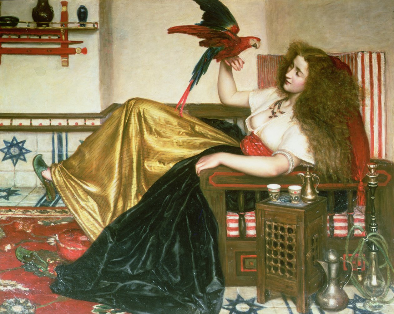 La Signora del Tootni-Nameh, o La Leggenda del Pappagallo da Valentine Cameron Prinsep