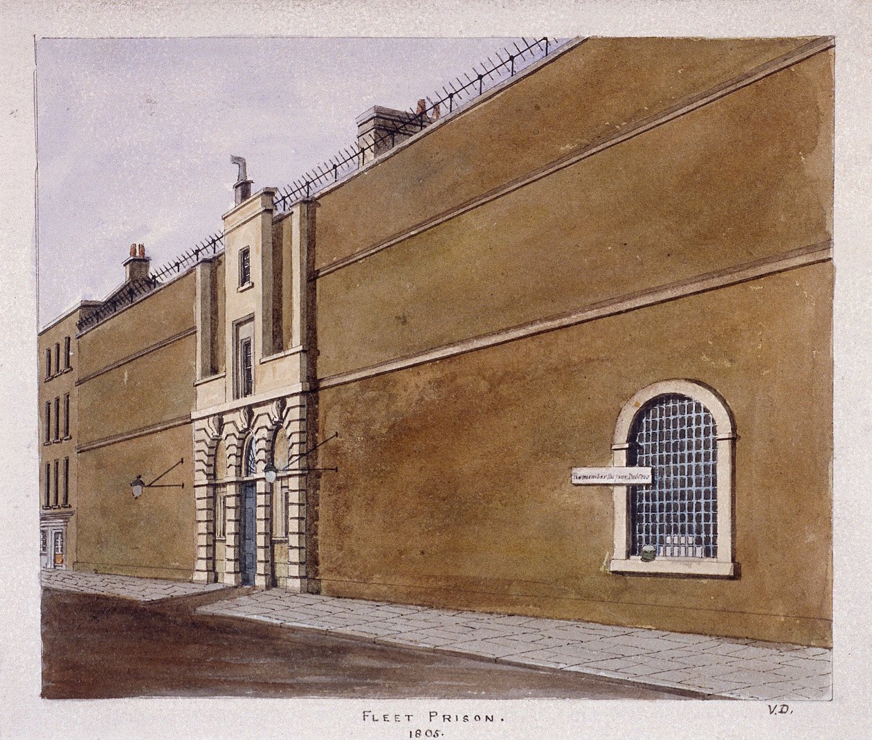 Prigione di Fleet, Londra da Valentine Davis
