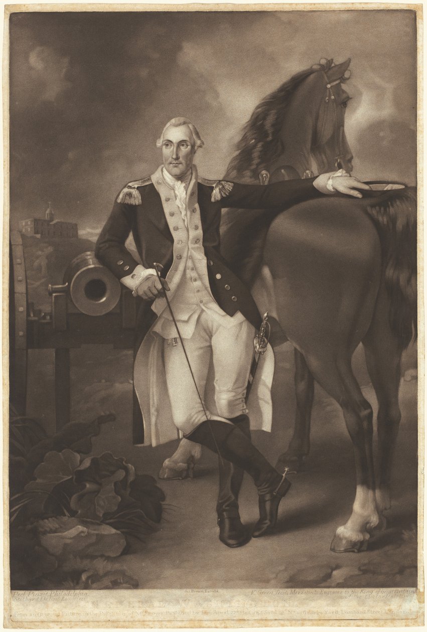 George Washington da Valentine Green, after Thomas Stothard, after Charles Willson Peale