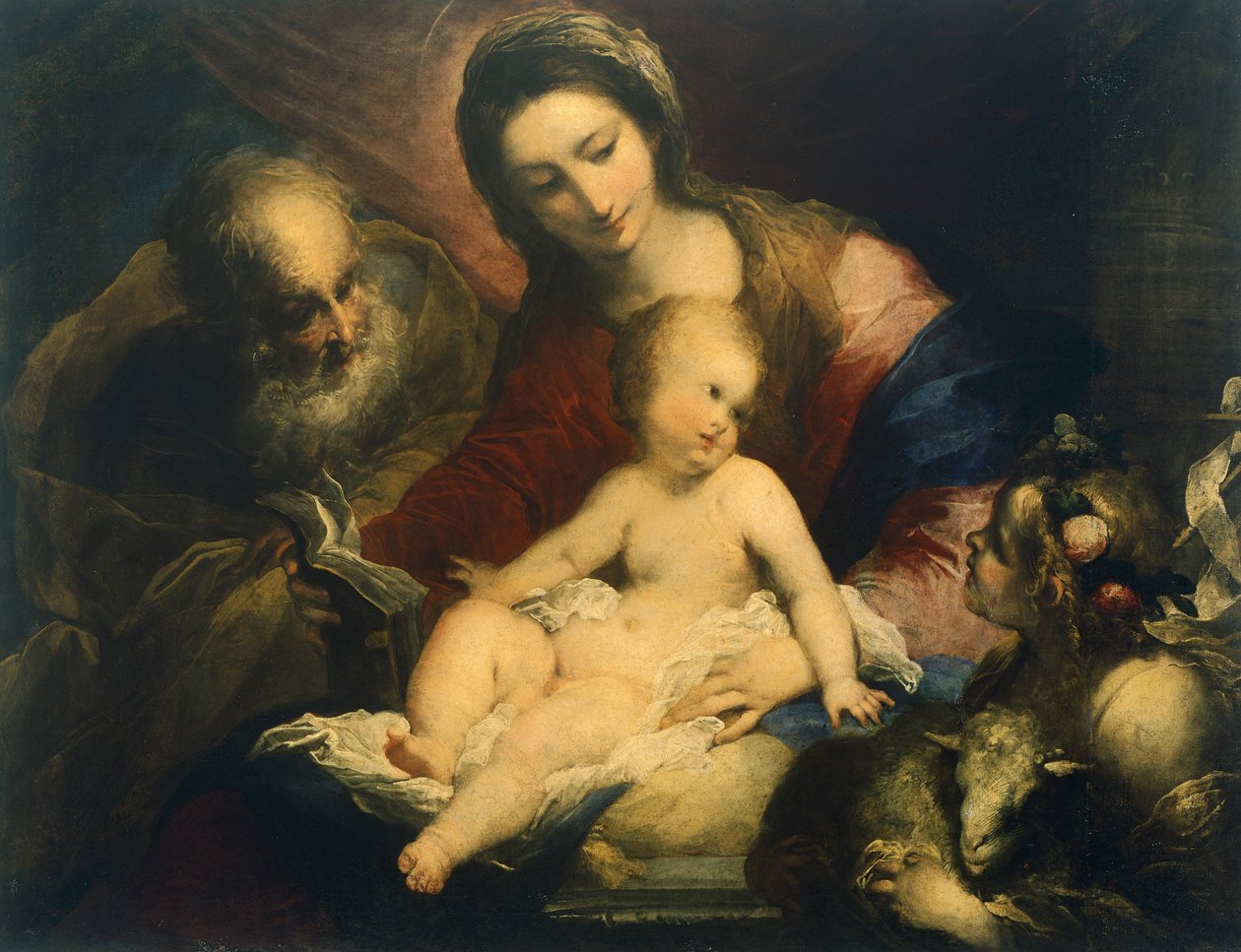 La Sacra Famiglia da Valerio Castello