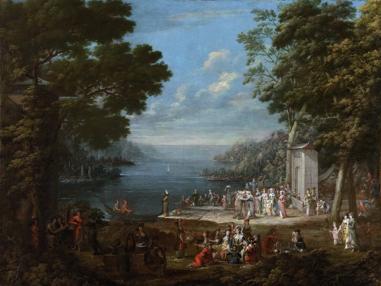 Festival delle donne sul Bosforo, 1737 da Vanmour