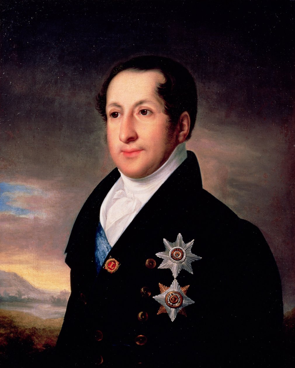 Ritratto del principe Sergej Golitsyn (1774-1859), post 1828 da Vasili Andreevich Tropinin